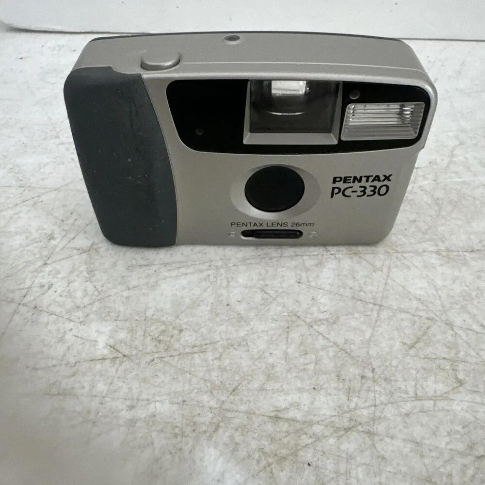 PENTAX PC-330 Point And Shoot Film Camera. Tested/Works.